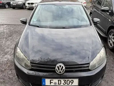 Gebraucht VW Golf VI Trendline 80 PS (58 kW) 2009 Schwarz Kleinwagen