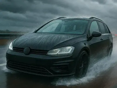 Gebraucht VW Golf VII R 300 PS (220 kW) 2019 Schwarz Kombi