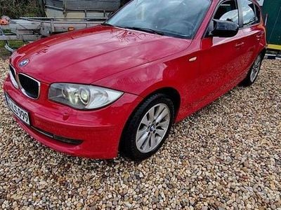 Usata BMW 116 Advantage 122 CV (89 kW) 2011 Rosso Utilitaria