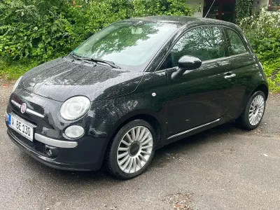 Brugt Fiat 500 68 HK (50 kW) 2012 Sort Hatchback