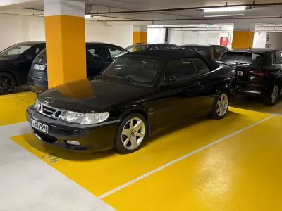 Gebraucht Saab 9-3 Cabriolet Aero 205 PS (150 kW) 2001 Schwarz Cabrio