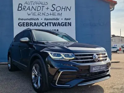 Usata VW Tiguan Allspace R-line 150 CV (110 kW) 2021 Nero SUV