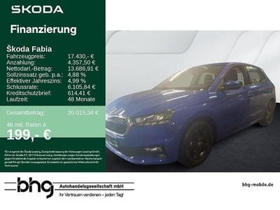 Blau Gebraucht 2025 Skoda Fabia Essence Kleinwagen | 17.430 € (Fairer Preis)