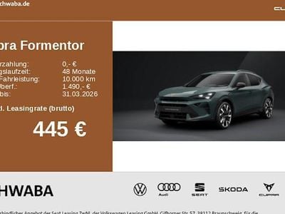Neu Cupra Formentor VZ 272 PS (200 kW) 2026 Blau SUV