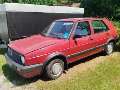 Gebraucht VW Golf II 68 PS (50 kW) 1991 Rot Kleinwagen