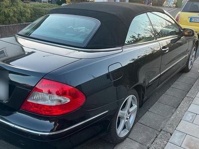 Gebraucht Mercedes CLK200 Avantgarde 184 PS (135 kW) 2008 Schwarz Cabrio