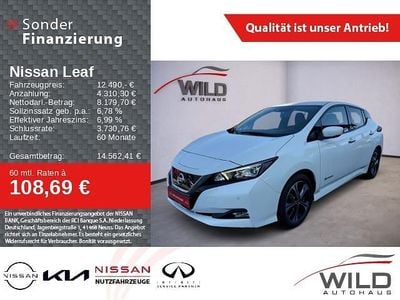 Gebraucht Nissan Leaf N-Connecta 110 kW (150 PS) 2018 Weiß Kleinwagen