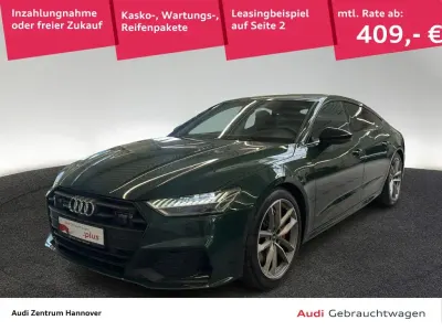 Gebraucht Audi A7 S-Line 367 PS (269 kW) 2023 Goodwoodgruen perl. Limousine