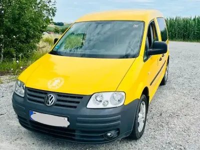 Gebraucht VW Caddy 75 PS (55 kW) 2007 Gelb Van / Kleinbus