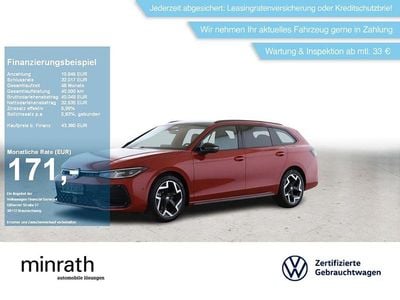 Second-hand VW Passat R-line 193 CP (141 kW) 2025 Roșu Break