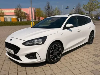 Brugt Ford Focus ST-Line 150 HK (110 kW) 2019 Hvid Sedan