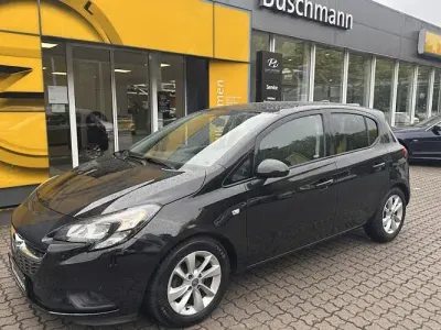 Gebraucht Opel Corsa 90 PS (66 kW) 2018 Schwarz Kleinwagen