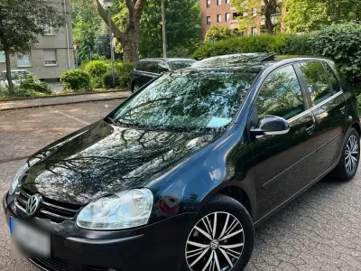 Gebraucht VW Golf V 2005 Schwarz Kleinwagen