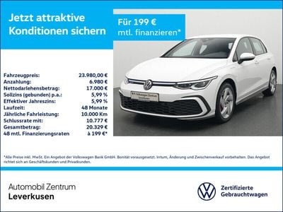 Pure white Gebraucht 2022 VW Golf VIII GTE Limousine | 23.980 € (Guter Preis)