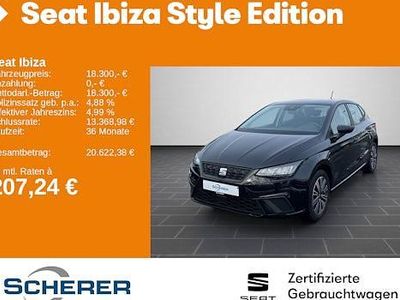 Gebraucht Seat Ibiza Style 116 PS (85 kW) 2024 Schwarz Kleinwagen