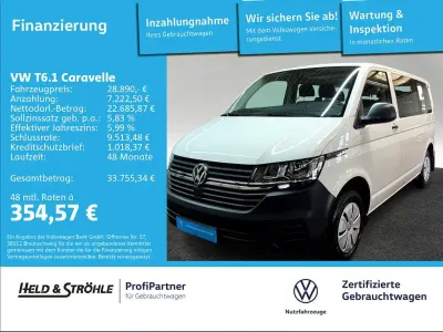 Gebraucht VW Caravelle Trendline 110 PS (80 kW) 2022 Candyweiß Van