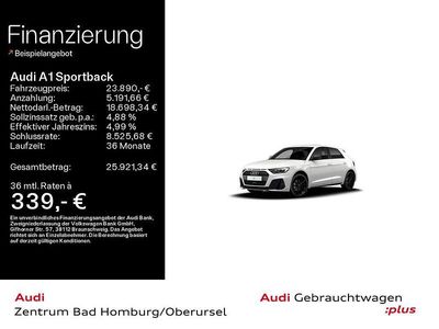 Gebraucht Audi A1 Sportback S-Line 150 PS (110 kW) 2021 Weiß Kleinwagen
