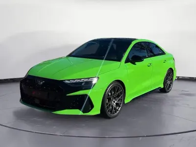 Ny Audi RS3 Sport 400 HK (294 kW) 2026 Grøn Sedan