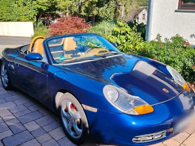 Gebraucht Porsche Boxster 228 PS (167 kW) 2002 Blau Cabrio