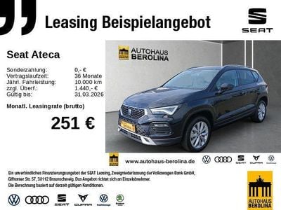 Neu Seat Ateca 150 PS (110 kW) 2026 Schwarz SUV