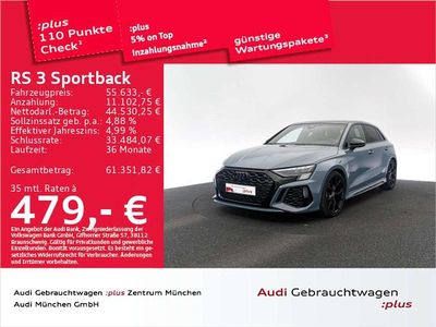 Grau Gebraucht 2023 Audi RS3 Sport Limousine | 55.633 € (Fairer Preis)