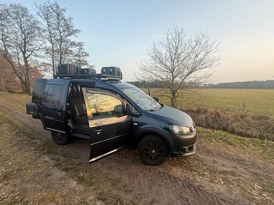 Gebraucht VW Caddy 110 PS (80 kW) 2014 Blau Van / Kleinbus