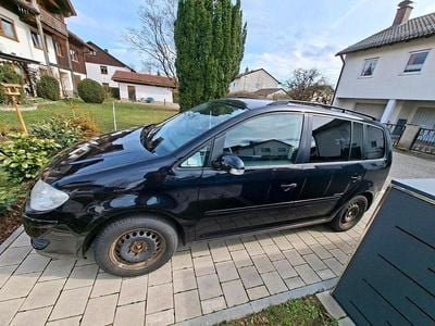 Gebraucht VW Touran 105 PS (77 kW) 2008 Schwarz Van / Kleinbus