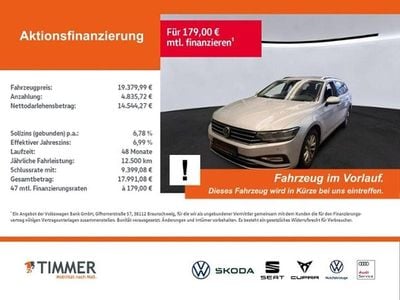 Gebraucht VW Passat Business 150 PS (110 kW) 2021 Scale silver metallic Kombi