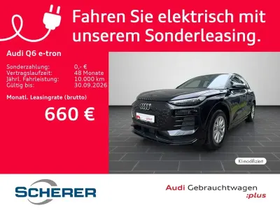 Gebraucht Audi Q6 e-tron Comfort 285 kW (388 PS) 2025 Mythosschwarz metallic SUV