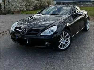 Usata Mercedes SLK200 163 CV (119 kW) 2004 Nero Cabrio