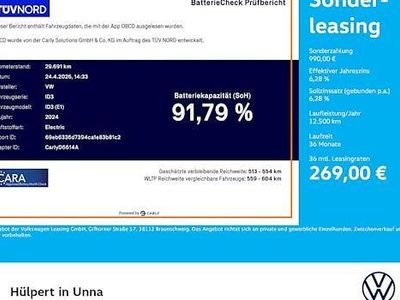 Usata VW ID.3 Pro 150 kW (204 CV) 2023 Grigio Utilitaria