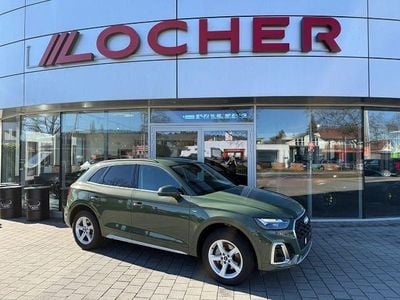 Gebraucht Audi Q5 S-Line 204 PS (150 kW) 2023 Distriktgrün metallic SUV