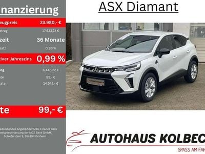 Neu Mitsubishi ASX Diamant Edition 116 PS (85 kW) 2025 Himalaya weiß SUV