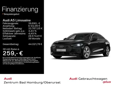 Brugt Audi A5 Performance 204 HK (150 kW) 2025 Sort Sedan