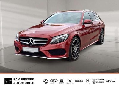 Usata Mercedes C300 AMG line 245 CV (180 kW) 2017 Rosso Station wagon