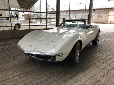 Gebraucht Corvette C3 390 PS (286 kW) 1968 Weiß Cabrio
