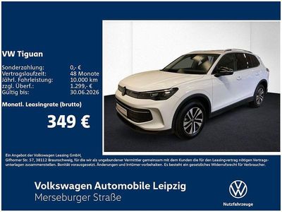 Neu VW Tiguan 150 PS (110 kW) 2025 Weiß SUV