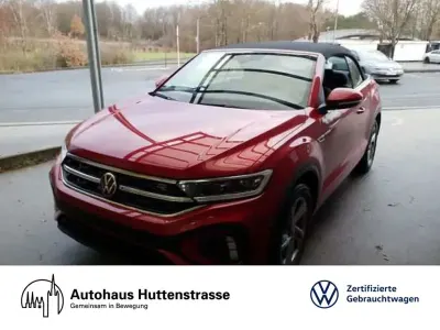 Gebraucht VW T-Roc Cabriolet R-line 150 PS (110 kW) 2022 Kings red metallic Cabrio