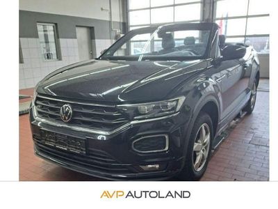 Gebraucht VW T-Roc Cabriolet R-line 150 PS (110 kW) 2021 Schwarz Cabrio
