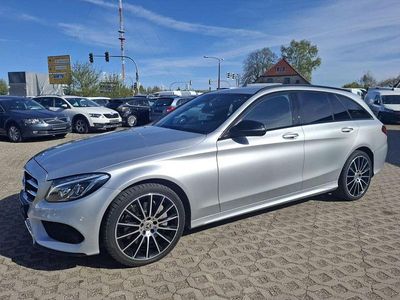 Usata Mercedes C300 AMG line 245 CV (180 kW) 2018 Argento Station wagon