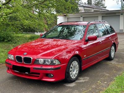 gebraucht BMW 523 Aut .immola rot original M Paket