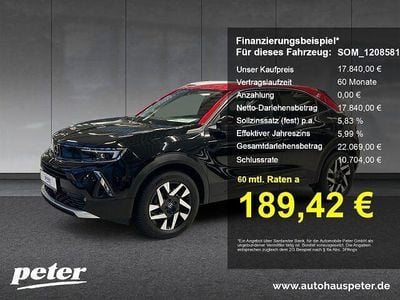 Gebraucht Opel Mokka Elegance 131 PS (96 kW) 2022 Diamant schwarz/karbon schwarz SUV