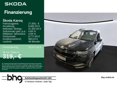 Gebraucht Skoda Karoq SportLine 150 PS (110 kW) 2023 Blackmagic perleffekt SUV