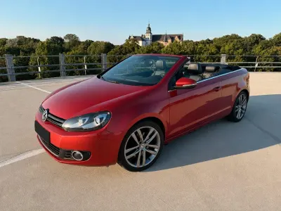 Gebraucht VW Golf Cabriolet Highline 140 PS (102 kW) 2012 Rot Cabrio