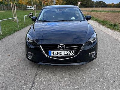 Gebraucht Mazda 3 Sports-Line 105 PS (77 kW) 2016 Schwarz Limousine