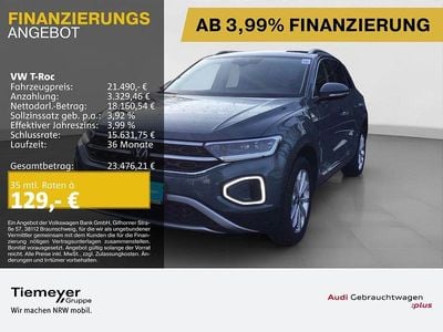 Gebraucht VW T-Roc Style 150 PS (110 kW) 2024 Blau SUV