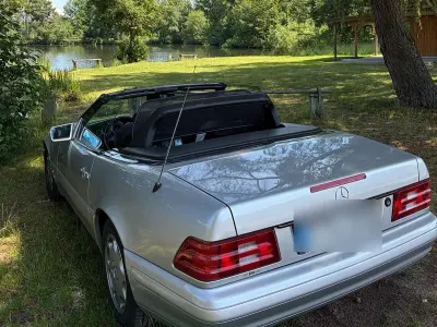 Gebraucht Mercedes SL320 231 PS (169 kW) 1997 Silber Cabrio