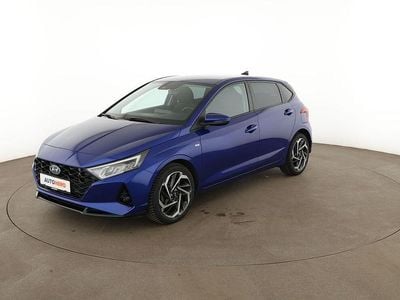 Gebraucht Hyundai i20 Intro Edition 101 PS (74 kW) 2021 Blau Kleinwagen
