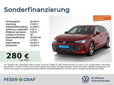 Gebraucht VW Passat Business 150 PS (110 kW) 2025 Chilirot metallic Kombi