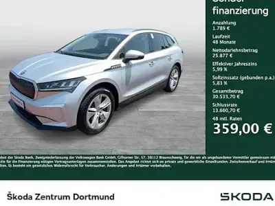 Gebraucht Skoda Enyaq iV Loft 132 kW (180 PS) 2023 Silber SUV
